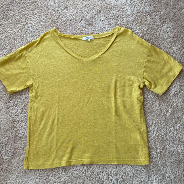 NATURAL BEAUTY(ナチュラルビューティー)のリネン　　Tシャツ レディースのトップス(Tシャツ(半袖/袖なし))の商品写真