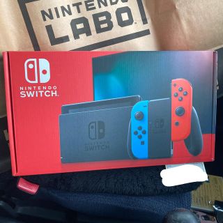 ニンテンドースイッチ(Nintendo Switch)のNintendo Switch ネオン　本日購入品　店舗印あり　即日発送可能！(家庭用ゲーム機本体)