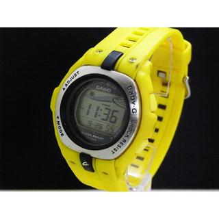 カシオ(CASIO)のBaby-G  ソーラー腕時計 ムーングラフ イエロー (腕時計)