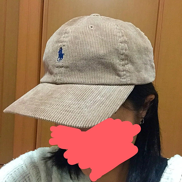 POLO RALPH LAUREN(ポロラルフローレン)のラルフローレン コーデュロイ キャップ レディースの帽子(キャップ)の商品写真