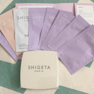 シゲタ(SHIGETA)の☆新品 非売品☆ SHIGETA  ミラー  シェル型ポーチ  サンプル(ミラー)