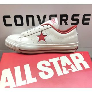 コンバース(CONVERSE)の【新品】コンバース ONE★STAR J ワンスター WH/RED 28.0cm(スニーカー)