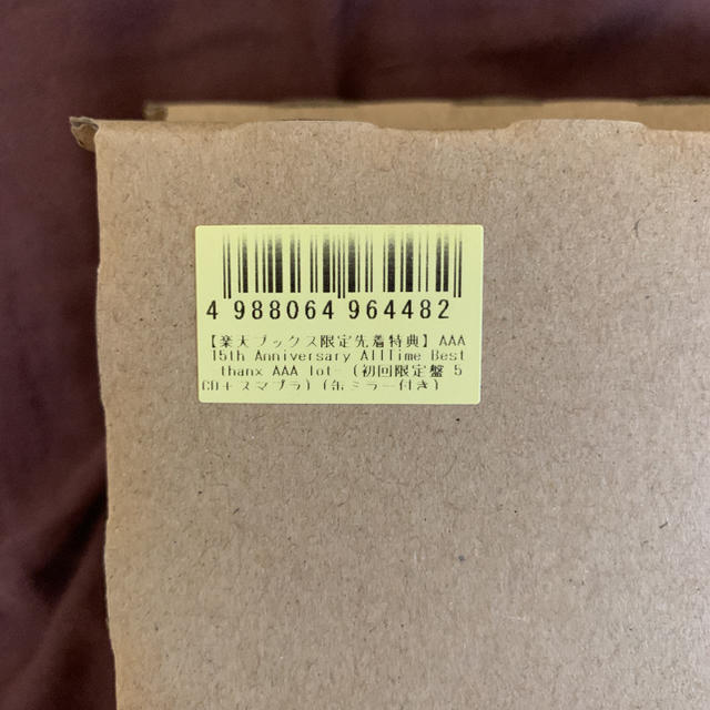 タイムベス AAA (初回生産限定盤)限定缶ミラー付きの通販 by FREEDOM｜ラクマ 15th Anniversary ピクチャー