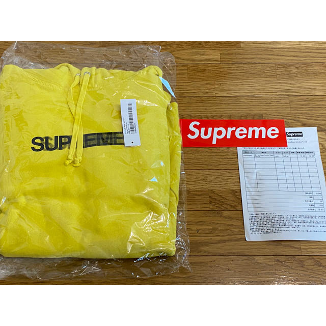 supreme motion logo Hooded lemon M モーション