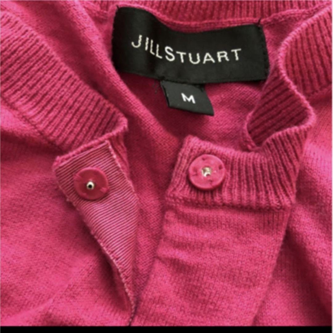 JILLSTUART(ジルスチュアート)のJILLSTUART ピンク　カーディガン レディースのトップス(カーディガン)の商品写真
