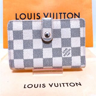 ルイヴィトン(LOUIS VUITTON)の25.ルイヴィトン ポルトフォイユ・ヴィエノワ がま口財布 ダミエアズール(財布)