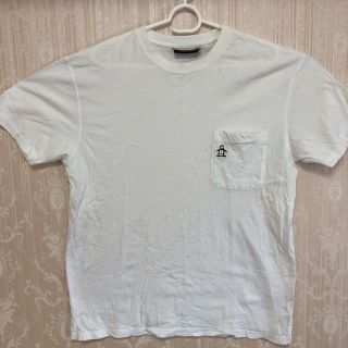 マンシングウェア(Munsingwear)のコットン100% マンシング　白Tシャツ(Tシャツ/カットソー(半袖/袖なし))