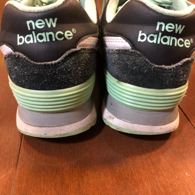 New Balance(ニューバランス)のニューバランス New Balance WL574CPC ブラック グリーン レディースの靴/シューズ(スニーカー)の商品写真