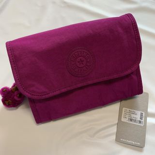 キプリング(kipling)の＊キプリング KIPLING  トラベルポーチ 紫 パープル＊(ポーチ)