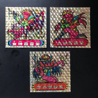 フルタセイカ(フルタ製菓)の【美品】【レア】ドキドキ学園　女神　3枚(シングルカード)