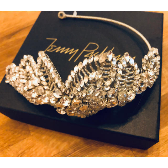 Vera Wang(ヴェラウォン)のjenny packhamアカシアⅡ ベッドドレス ハンドメイドのウェディング(ヘッドドレス/ドレス)の商品写真