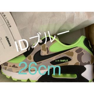 ナイキ(NIKE)のNIKE エアマックス90 グリーンカモ 26(スニーカー)