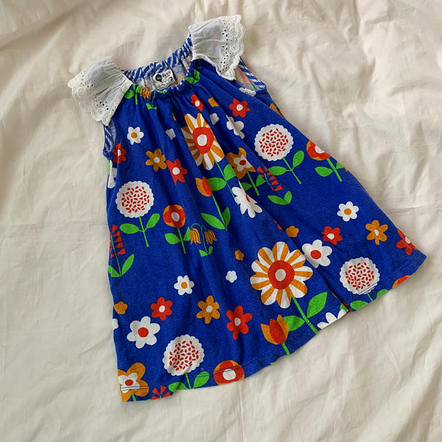 Petit jam(プチジャム)のプチジャム 花柄ワンピース 90cm キッズ/ベビー/マタニティのキッズ服女の子用(90cm~)(ワンピース)の商品写真