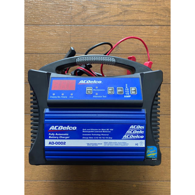 AC デルコ 全自動バッテリー充電器 AD0002 妬き AC デルコ 全自動バッテリー充電器 AD0002 妬き