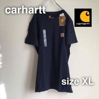 カーハート(carhartt)の新品未使用　carhartt カーハート　ポケットTシャツ XL ネイビー(Tシャツ/カットソー(半袖/袖なし))