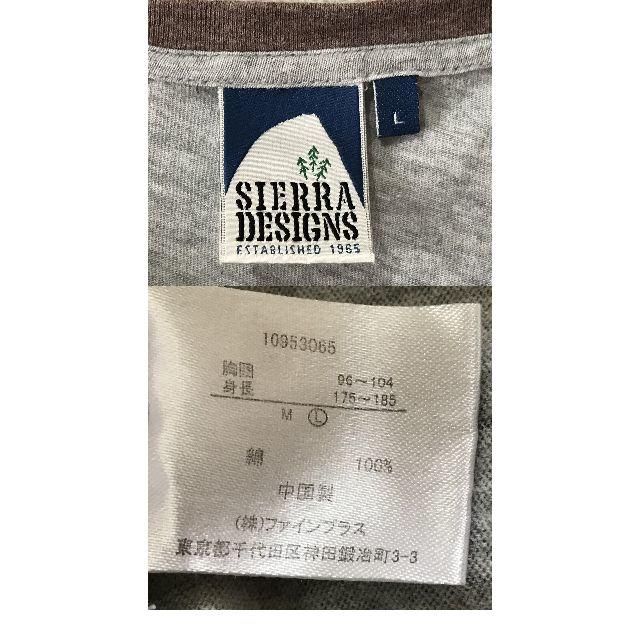 SIERRA DESIGNS(シェラデザイン)の＊シエラデザイン 胸ポケット 切り替え 半袖 カットソー Tシャツ L メンズのトップス(Tシャツ/カットソー(半袖/袖なし))の商品写真