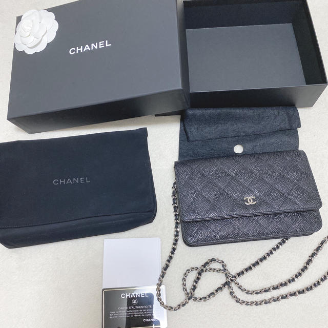 送料無料/新品】 CHANEL 美品CHANELシャネルマトラッセチェーン