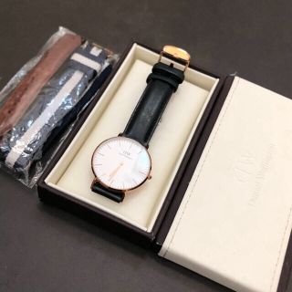 ダニエルウェリントン(Daniel Wellington)のDaniel Wellington 腕時計 BLACK 36mm ブラック(腕時計)