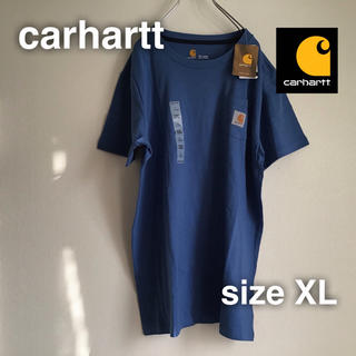 カーハート(carhartt)の新品未使用　carhartt カーハート　ポケットTシャツ XL ミッドブルー(Tシャツ/カットソー(半袖/袖なし))