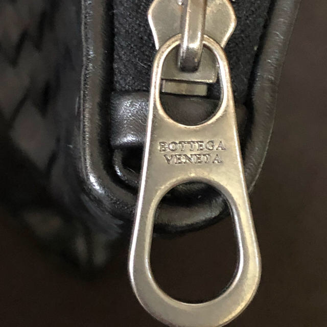 Bottega Veneta(ボッテガヴェネタ)の【中古】BOTTEGA VENETA イントレチャート バッグ 黒 ブラック メンズのバッグ(セカンドバッグ/クラッチバッグ)の商品写真