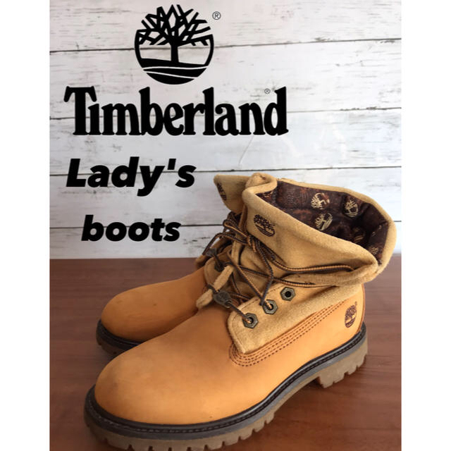 Timberland(ティンバーランド)の美品　ティンバーランド　ブーツ　レディース　W6 23.0cm レディースの靴/シューズ(ブーツ)の商品写真