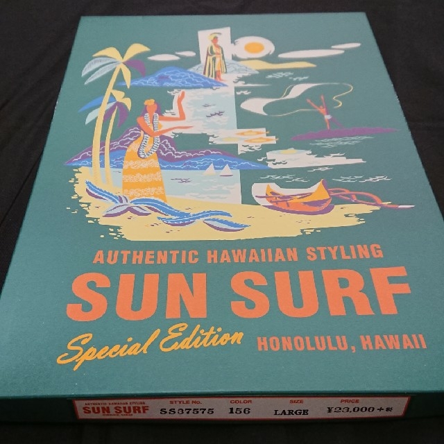 Sun Surf(サンサーフ)の新品 サンサーフ スペシャルハワイアンシャツ 雷神 ss37575 メンズのトップス(シャツ)の商品写真