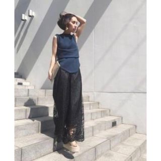 アメリヴィンテージ(Ameri VINTAGE)のMEDI LINDA LACE PANTS(カジュアルパンツ)