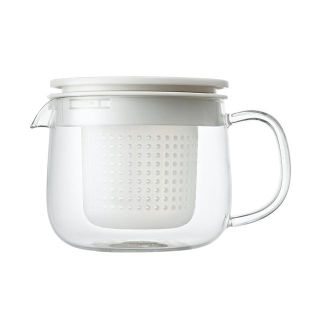 ムジルシリョウヒン(MUJI (無印良品))の無印良品　耐熱ガラス　ポット　小 約６７０ｍｌ(食器)