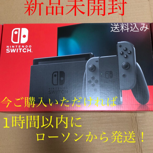 Switch(グレー)(新品未開封)(送料込み)(バッテリーの持ちが長いタイプ)