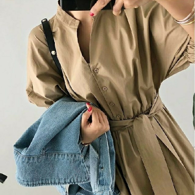 ZARA(ザラ)のリボンワンピース  レディースのワンピース(ロングワンピース/マキシワンピース)の商品写真