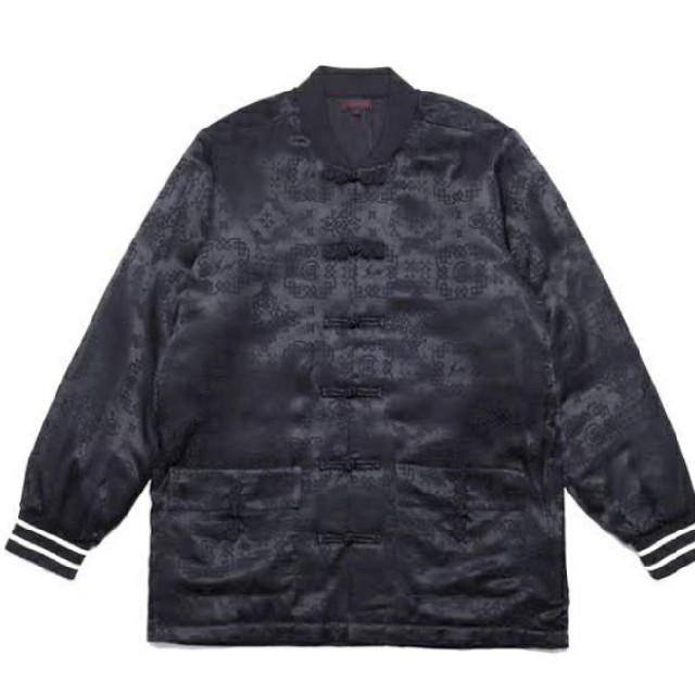 高品質 - FRAGMENT CLOT Ｌ Jacket Silk Black Fragment ブルゾン
