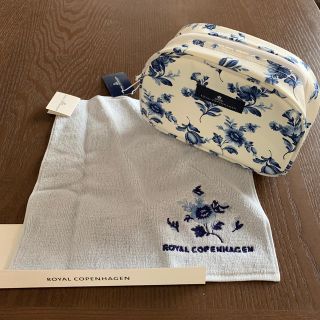 ロイヤルコペンハーゲン(ROYAL COPENHAGEN)のロイヤルコペンハーゲン☆新品　ポーチ&ハンカチタオル(ポーチ)