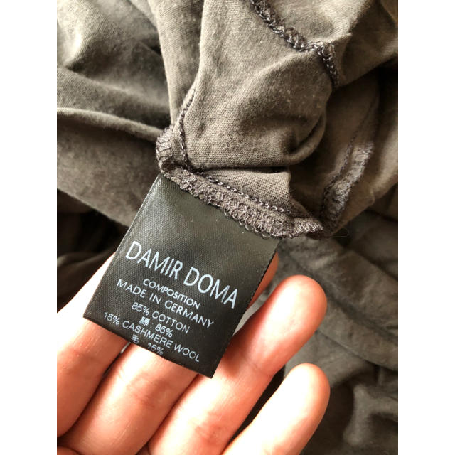 DAMIR DOMA ハイネックフードロングスリーブT 46