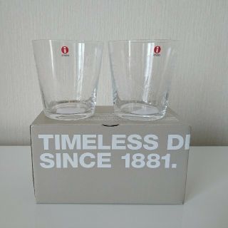 イッタラ(iittala)のイッタラ タイカ タンブラー グラス ペア クリア 未使用品 (タンブラー)