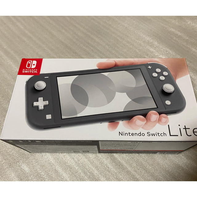 Switch lite 本体　グレー　新品