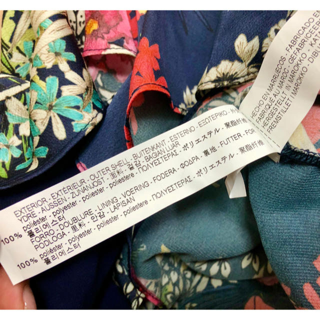 ZARA(ザラ)の【未使用】ZARA ザラ 美品 花柄 キュロット スカート ショートパンツ レディースのパンツ(キュロット)の商品写真