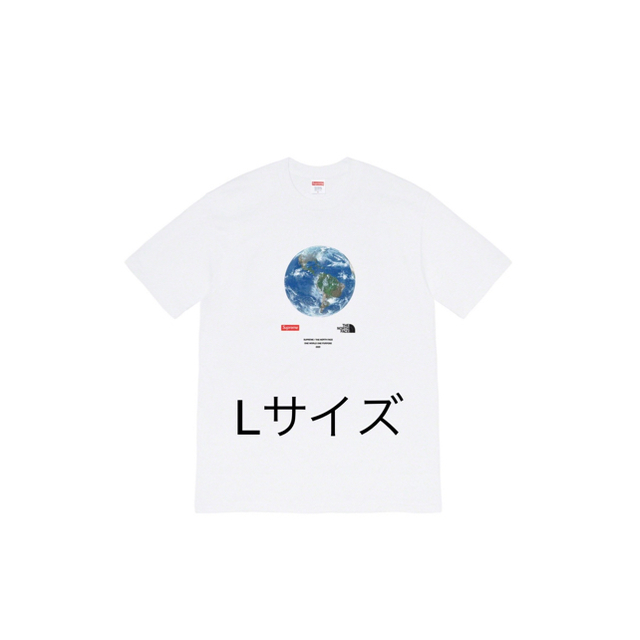【M】supreme the noth face one world tee