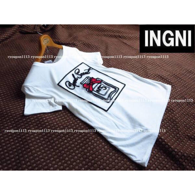 INGNI(イング)の新品★INGNI 香水オーガンジー半袖Ｔ レディースのトップス(Tシャツ(半袖/袖なし))の商品写真