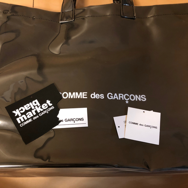 COMME des GARCONS - 正規品 ギャルソン PVC トートバッグ ブラック ...