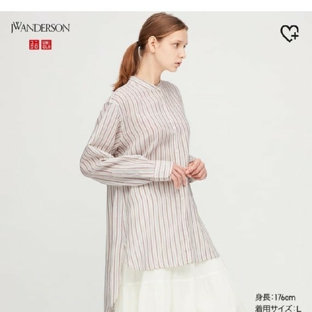 UNIQLO(ユニクロ)の　JWアンダーソン　ロングシャツ　★★★３枚★セット レディースのトップス(シャツ/ブラウス(長袖/七分))の商品写真