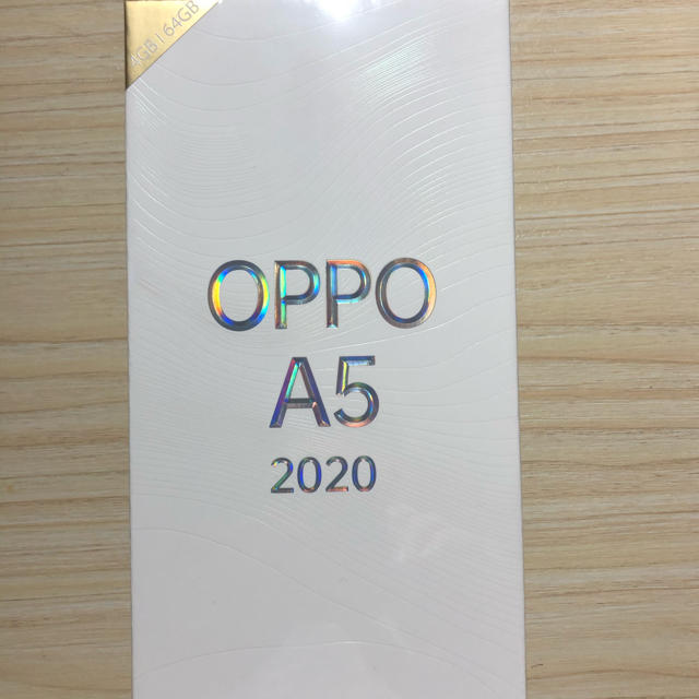 2020年5月商品状態【新品未開封】OPPO A5 2020 ブルー