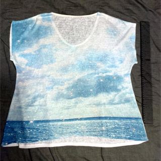 グラニフ(Design Tshirts Store graniph)の海と青空のTシャツ(Tシャツ(半袖/袖なし))