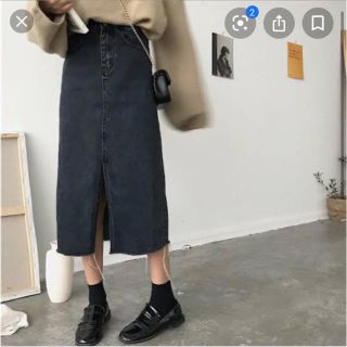 スタイルナンダ(STYLENANDA)の17kg ロングデニムスカート　Lサイズ　イチナナキログラム(ロングスカート)