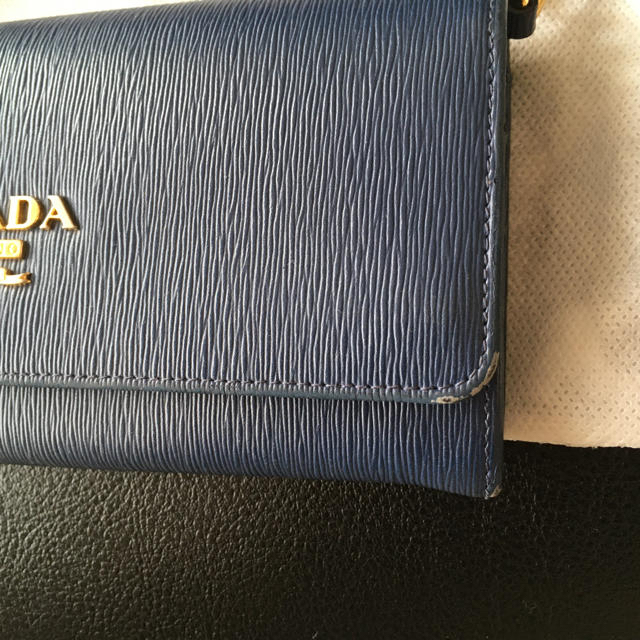 PRADA(プラダ)の【最終値】PRADA プラダ　ショルダー　財布　ショルダーウォレット　バッグ レディースのファッション小物(財布)の商品写真