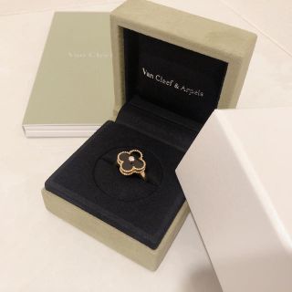 ヴァンクリーフアンドアーペル(Van Cleef & Arpels)の【超美品】ヴァンクリーフ&アーペル ヴィンテージアルハンブラ リング(リング(指輪))