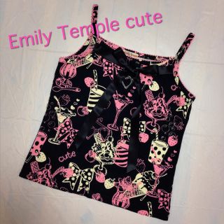 エミリーテンプルキュート(Emily Temple cute)の送料込♡エミキュのパフェ柄キャミソール(キャミソール)