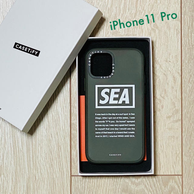 WIND AND SEA iPhone11 Pro ケース オリーブ Olive スマホ/家電/カメラのスマホアクセサリー(iPhoneケース)の商品写真