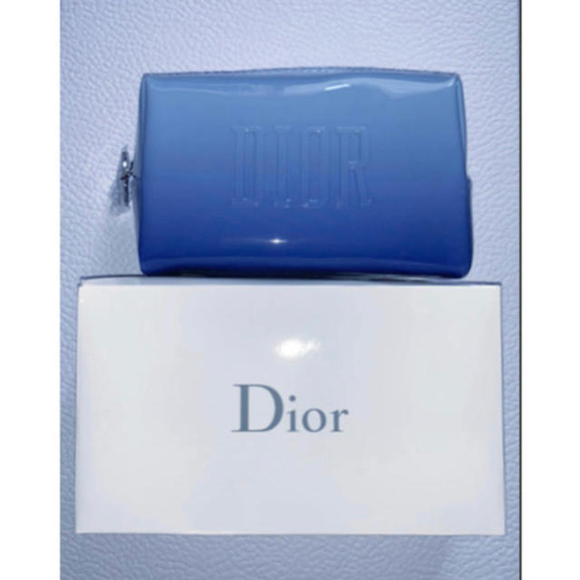 Dior(ディオール)のDior ポーチ ブルー グラデーション レディースのファッション小物(ポーチ)の商品写真