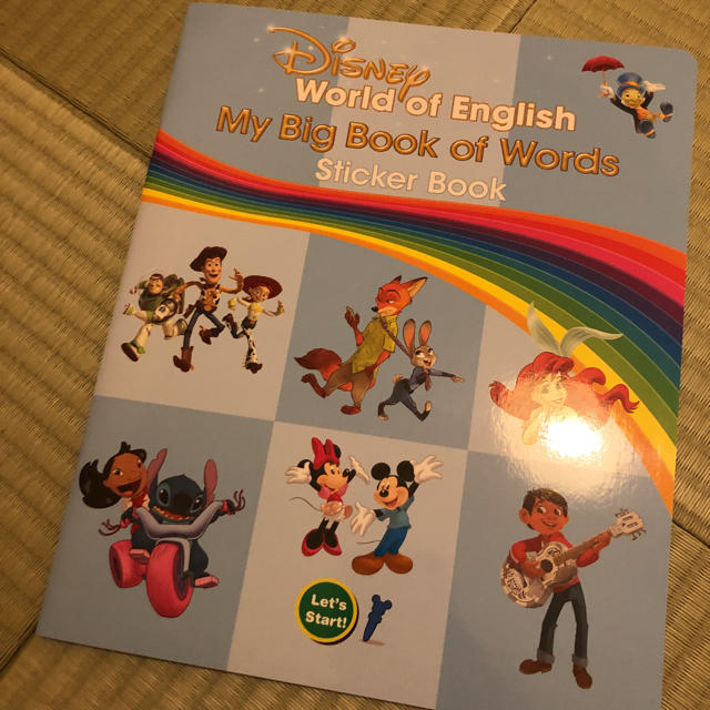 ディズニー英語システム dwe sticker book