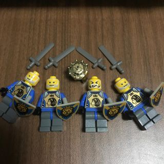 レゴ(Lego)のレゴLEGOミニフィグ4体　兵士ジャンク(知育玩具)